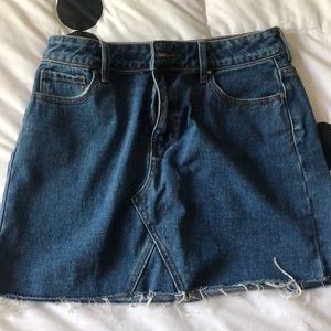 Denim skirt